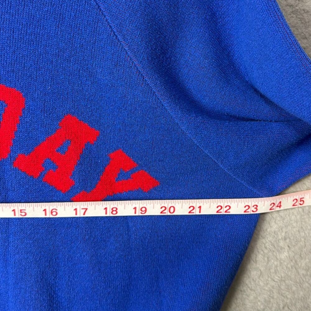 Town Pride Womens Raglan Sweater Game Day Oversized Slouchy Fit SZ M Collegiate - Picture 4 of 8